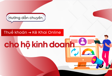 Hướng dẫn chuyển thuế khoán sang kê khai online cho hộ kinh doanh