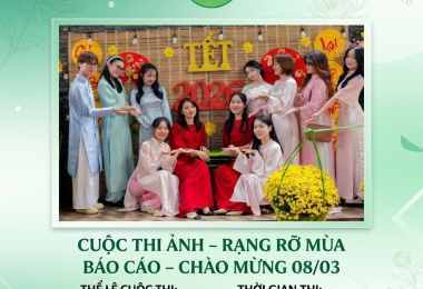 MINIGAME: CUỘC THI ẢNH – RẠNG RỠ MÙA BÁO CÁO – CHÀO MỪNG 08/03