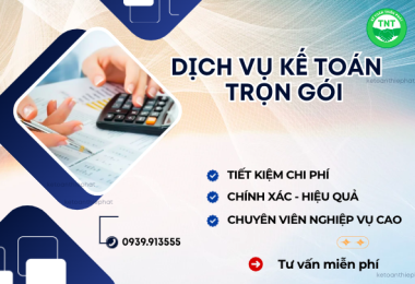 Dịch vụ kế toán ( Báo cáo thuế) trọn gói