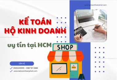 Dịch vụ kế toán hộ kinh doanh uy tín, giá rẻ tại Hồ Chí Minh 