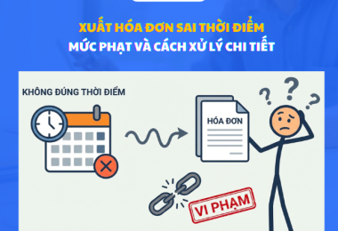 Xuất hoá đơn sai thời điểm mức phạt như thế nào năm 2026 