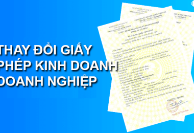 Thay đổi giấy phép kinh doanh